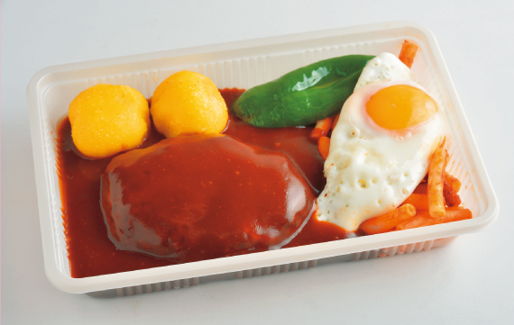 ファミリーレストランフタバヤ　チョコバナナ パンケーキセット